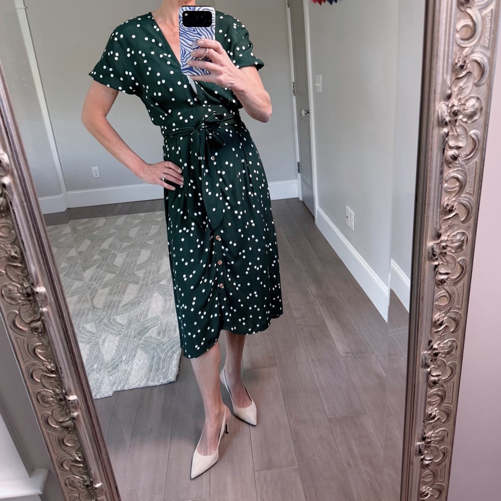 Faithful The Brand Farah Linnea Dot Maxi Dress Size 4
